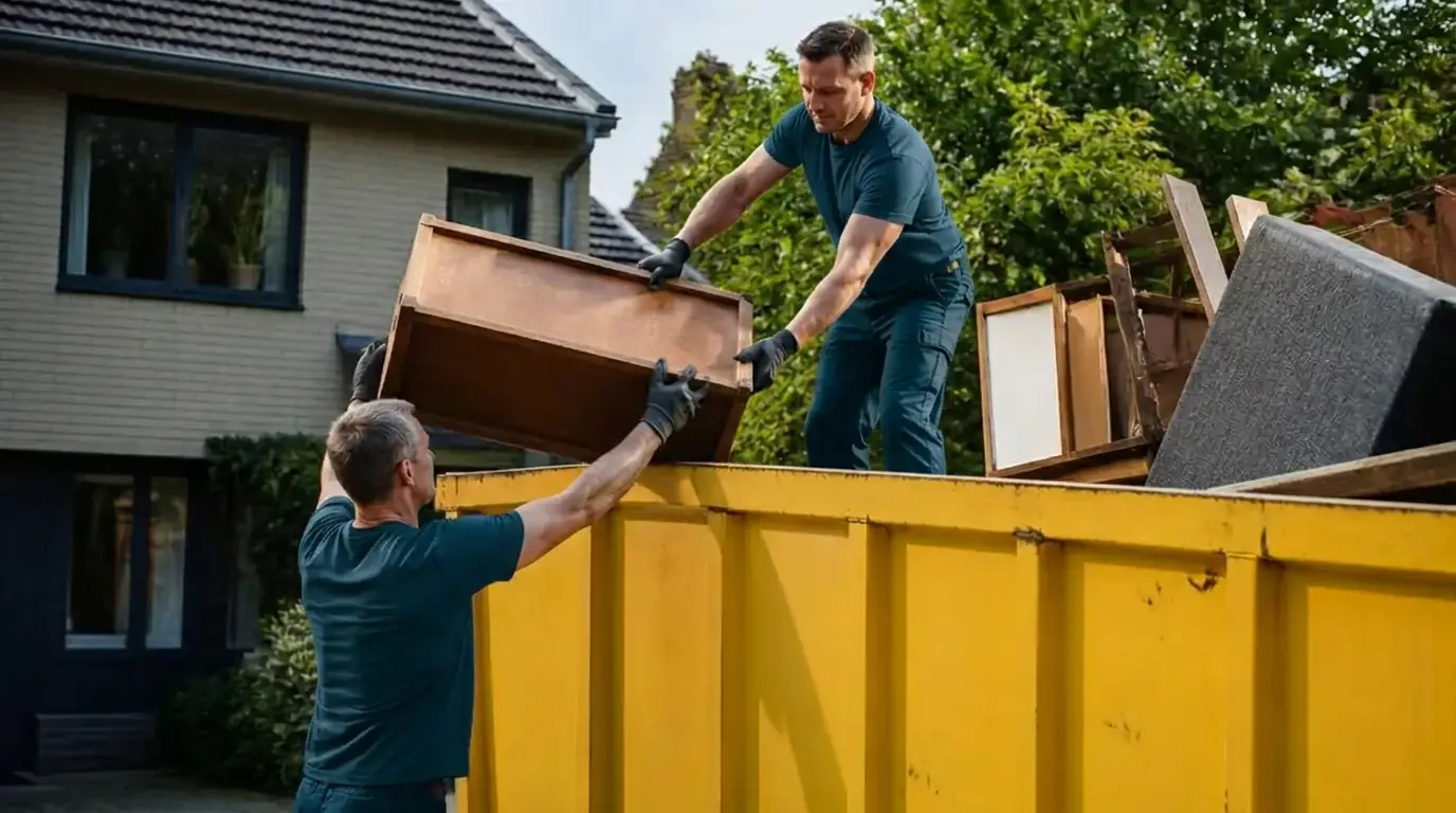 Team von Clean Advance bei einer Entrümpelung in Lüdenscheid